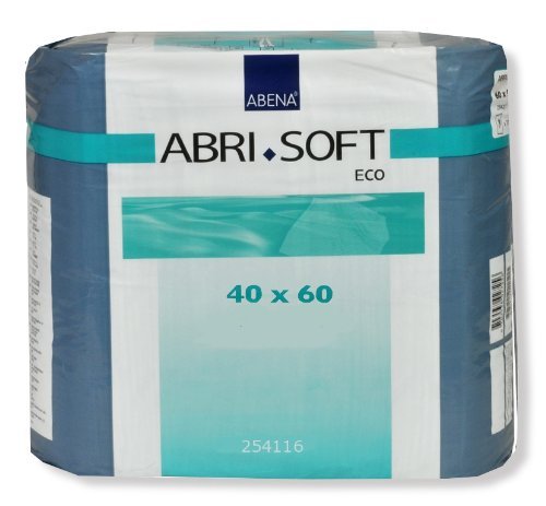 Abena Abri-Soft ECO Krankenunterlage - Flockenzellstoff und SAP-Füllung - 40 x 60 cm - 240 Stück