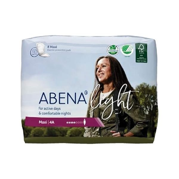 Abena Licht Abena Light Maxi 4 A für leichte Inkontinenz (1000 ml) Fall 6 Packungen x