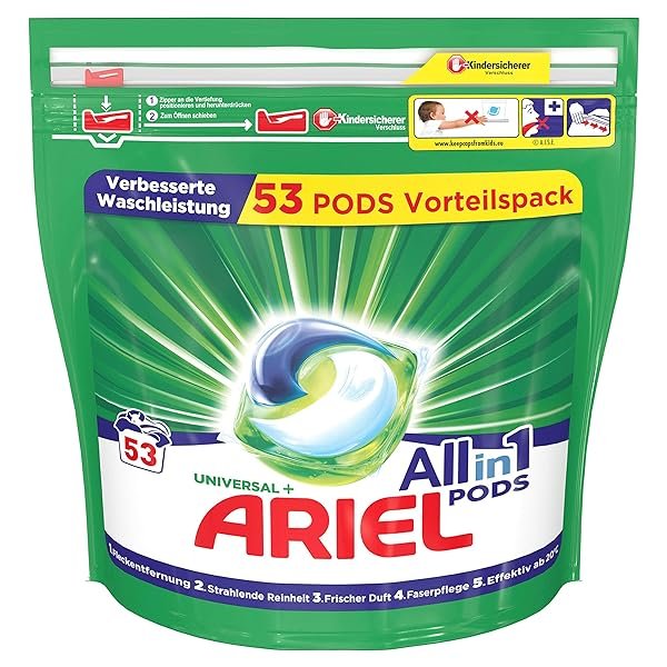 Ariel-Waschmittel-Pods-All-in-1-53-Waschladungen-Universal-Frischer-Wascheduft-und-strahlende-Reinheit-B08WQR48XH-2