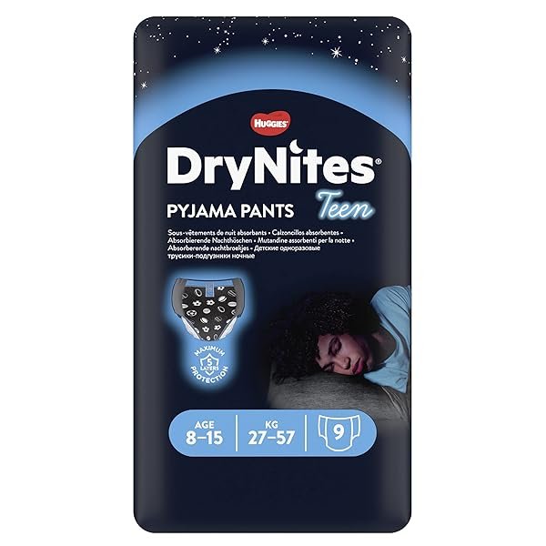 Huggies DryNites Jungen 8-15 Jahre, 9 Stück (Piece)