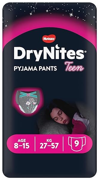 Huggies-DryNites-Madchen-Teenager-Pyjamahose-Grosen-8-15-Jahre-Diskrete-Nachtwasche-mit-spannenden-Designs-max-B0152XO80M-2
