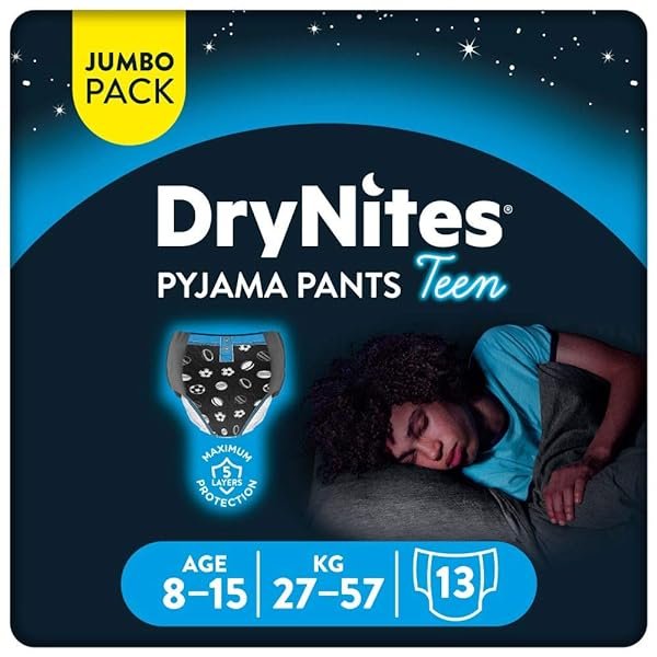 Huggies DryNites für Jungen von 8 bis 15 Jahren, 13 Stücke