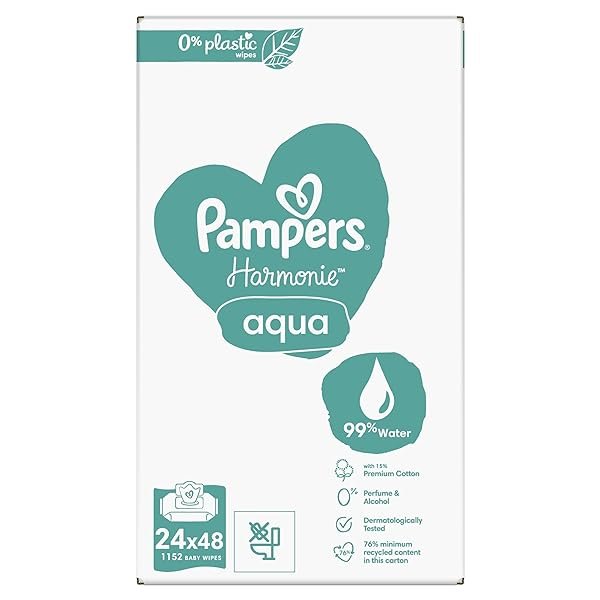 Pampers-Harmonie-Aqua-Baby-Feuchttucher-24-x-48-stuck-sanfter-Hautschutz-fur-zarte-Haut-mit-99-Wasser-1152-Tuc-B0BLW493ZC-5