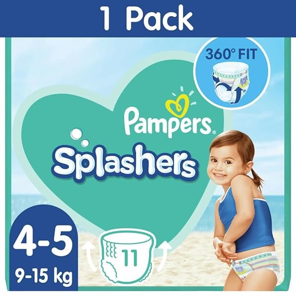 Pampers Schwimmwindeln Splashers Größe 4 5, Tragepack