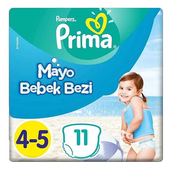 Pampers Splashers Größe 4-5 (4 Packungen x 11 Einweg-Schwimmwindeln)